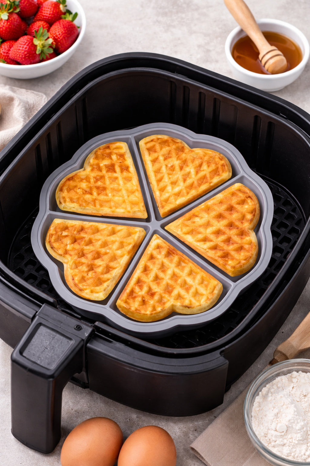Air fryer Silicone Waffle Mould - BuyAbility