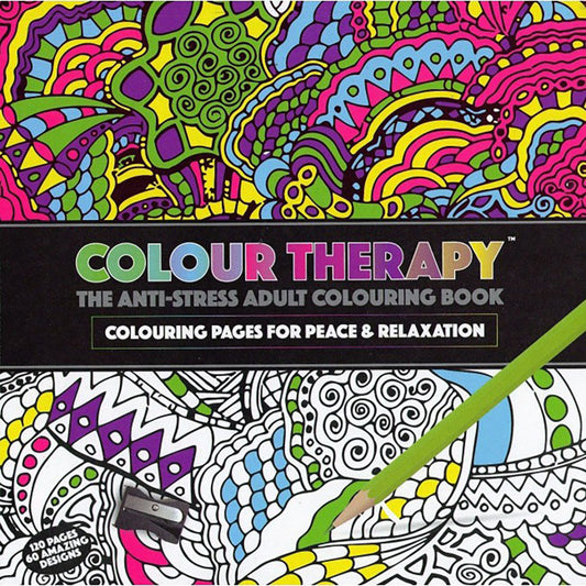 Colour Therapy - The Anti-Stress Adult Colouring Book - BuyAbility South Africa
