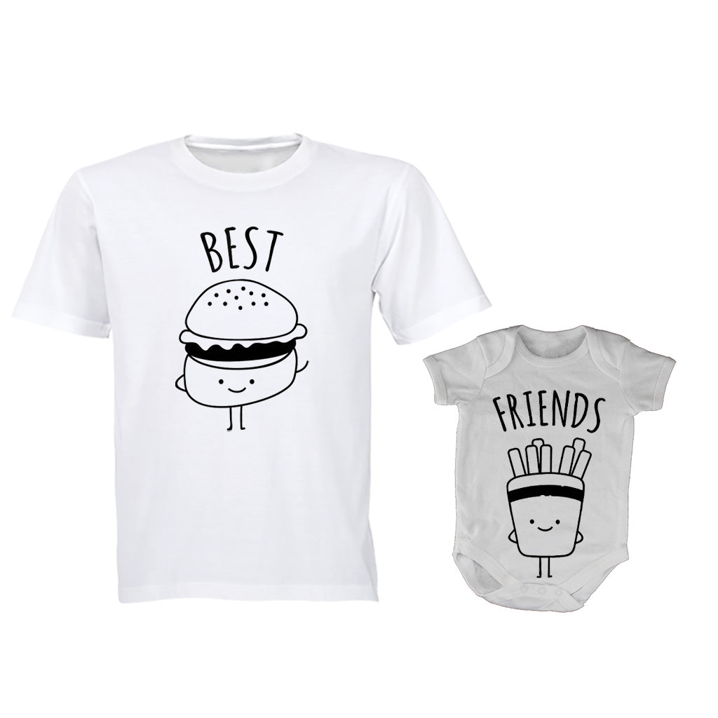 Best Friends - Burger & Fries - Daddy | Baby Grow - BuyAbility South Africa