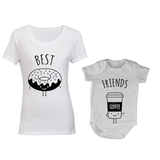 Best Friends - Doughnut & Coffee - Mommy | Baby Grow - BuyAbility South Africa