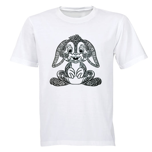 Bunny Stencil - Easter - Kids T-Shirt - BuyAbility South Africa