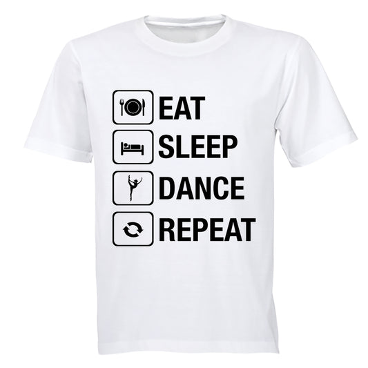 Eat. Sleep. Dance. Repeat - Kids T-Shirt - BuyAbility South Africa