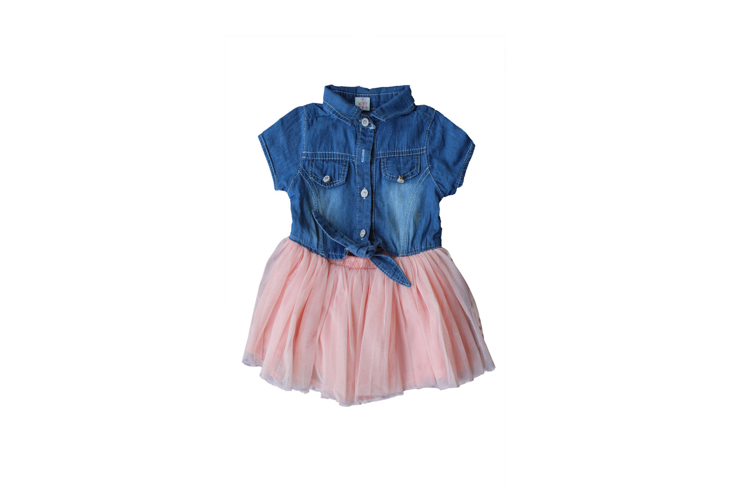 Denim with Pink Tutu Dress - BuyAbility South Africa