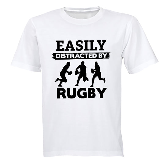 Easily Distracted by RUGBY - Kids T-Shirt - BuyAbility South Africa