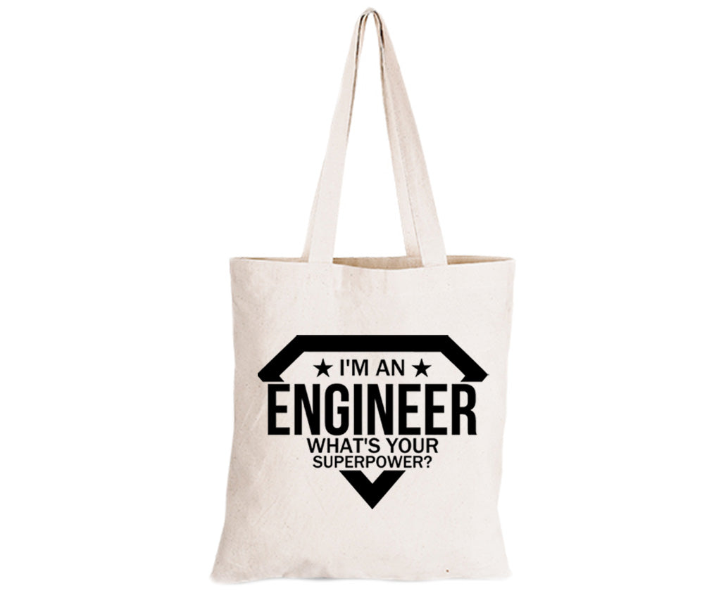 Engineer - Superpower - Eco-Cotton Natural Fibre Bag - BuyAbility South Africa