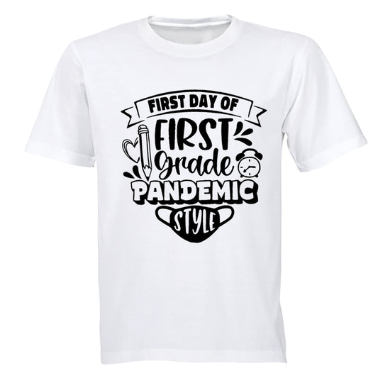 First Grade - Pandemic Style - Kids T-Shirt - BuyAbility South Africa