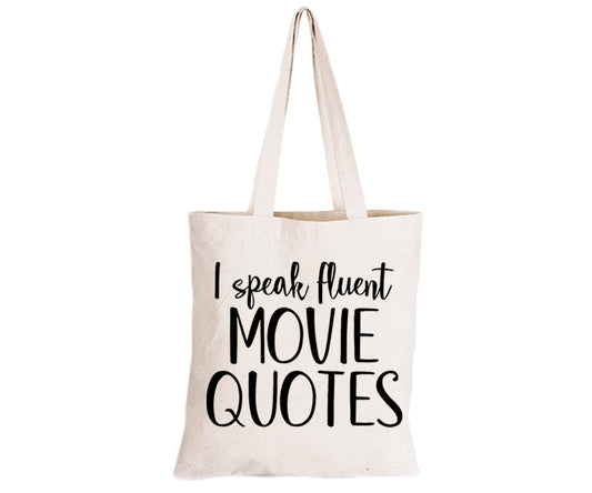 Fluent Movie Quotes - Eco-Cotton Natural Fibre Bag - BuyAbility South Africa