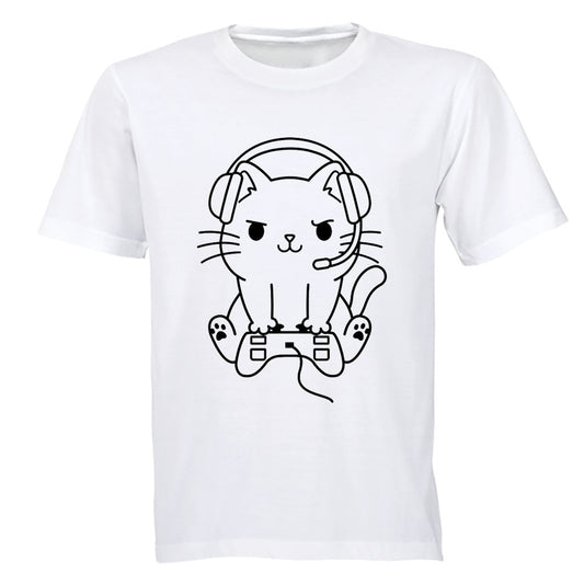 Gamer Cat - Kids T-Shirt - BuyAbility South Africa