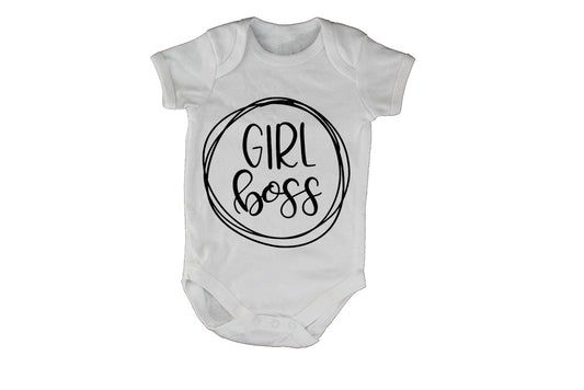 Girl Boss - Circular Design - Baby Grow - BuyAbility South Africa