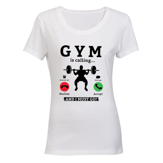 Gym is Calling - Ladies - T-Shirt - BuyAbility South Africa