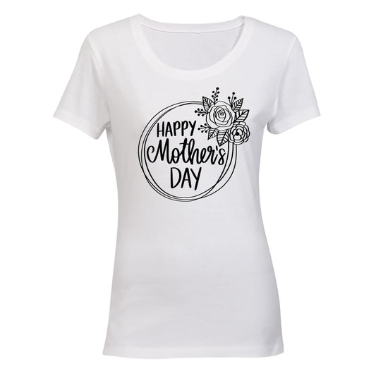 Happy Mother s Day - Circular - Ladies - T-Shirt - BuyAbility South Africa