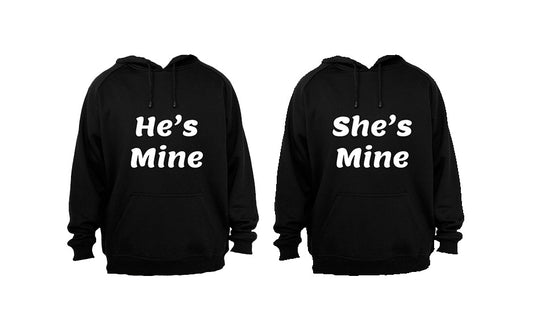 He's Mine - She's Mine - Couples Hoodies (1 Set) - BuyAbility South Africa