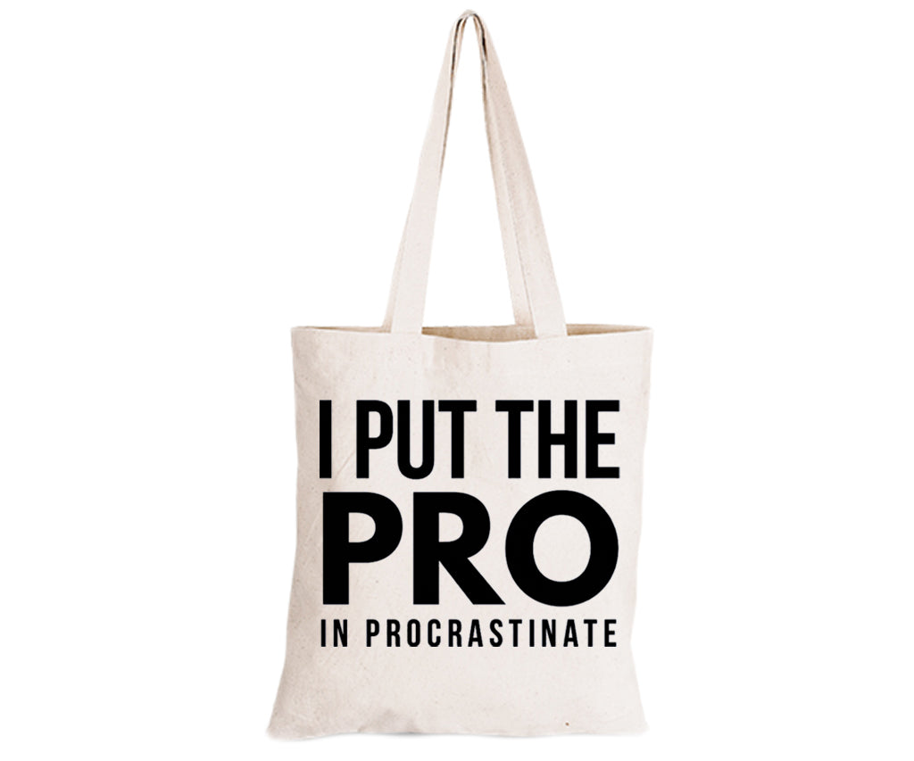 I Put The PRO - Eco-Cotton Natural Fibre Bag - BuyAbility South Africa