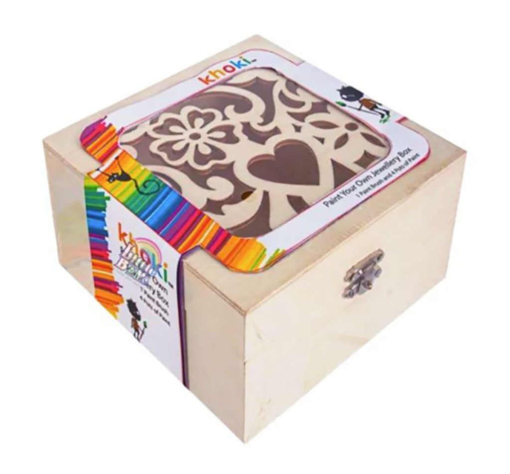 Wooden Jewellery Box - Paint Your Own
