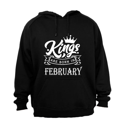 Kings Are Born in February - Hoodie - BuyAbility South Africa