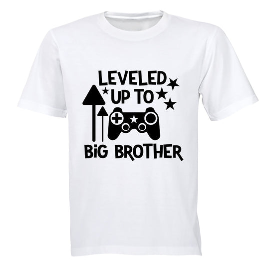 Leveled Up To Big Brother - Kids T-Shirt - BuyAbility South Africa