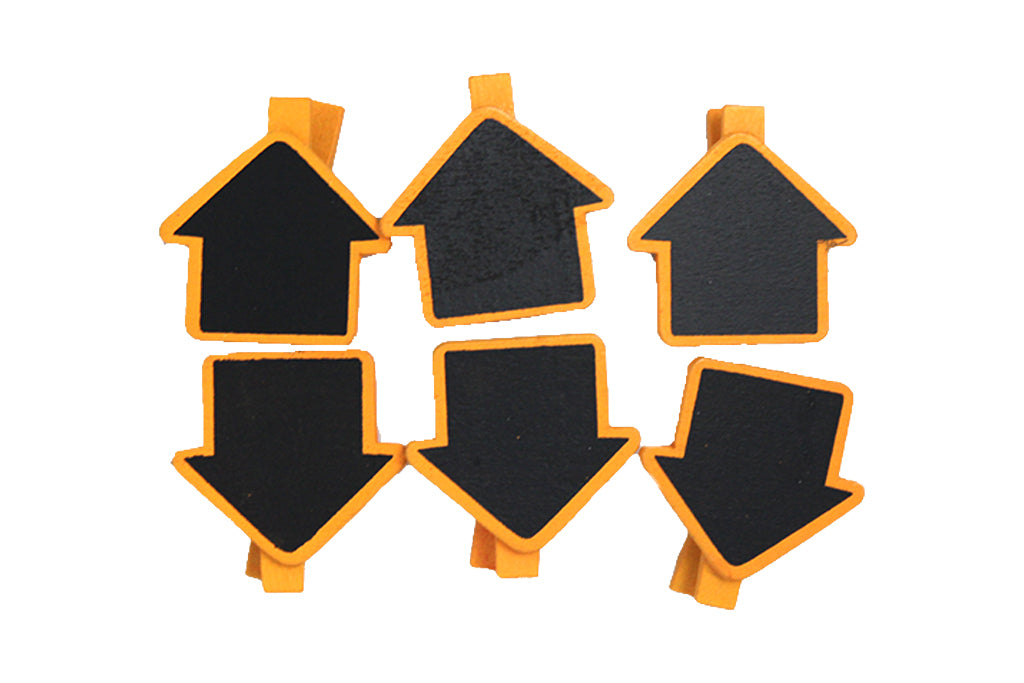 Miniature Pegs with Orange Arrows