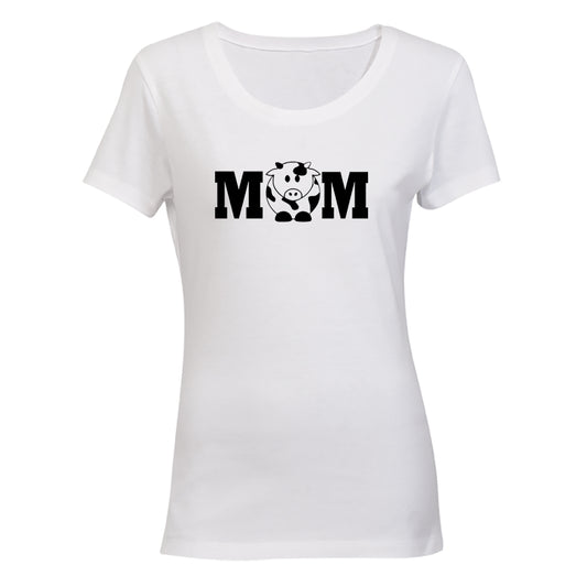 Mom - Cow - Ladies - T-Shirt - BuyAbility South Africa