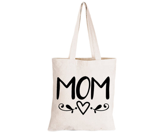 Mom - Heart - Eco-Cotton Natural Fibre Bag - BuyAbility South Africa