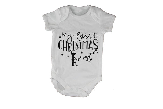 My First Christmas - Elf Lights - Baby Grow - BuyAbility South Africa