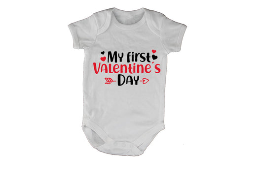 My First Valentine's Day - Hearts - Baby Grow - BuyAbility South Africa