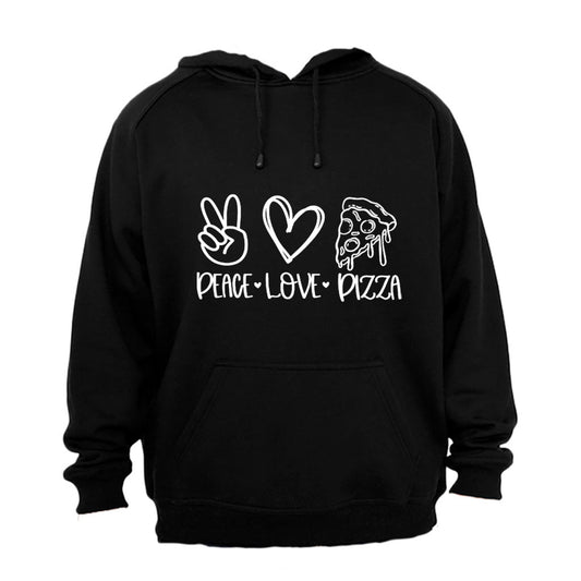 Peace. Love. Pizza - Hoodie - BuyAbility South Africa
