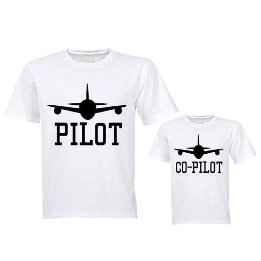 Pilot & Co-Pilot - Family Tees - Dad | Young Child - BuyAbility South Africa