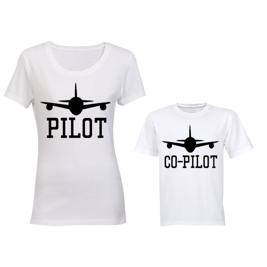 Pilot & Co-Pilot - Family Tees - Mom | Young Child - BuyAbility South Africa