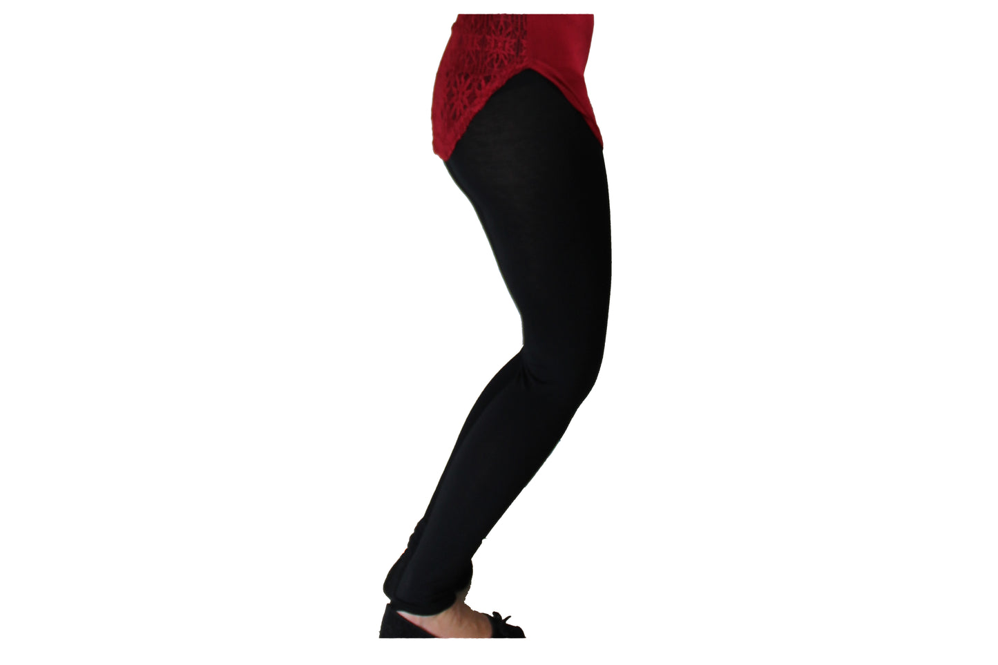 Plain Black Leggings - BuyAbility