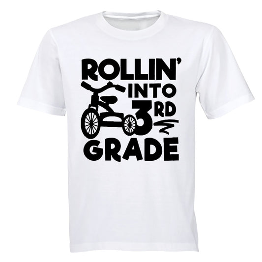 Rollin' Into 3rd Grade - Kids T-Shirt - BuyAbility South Africa