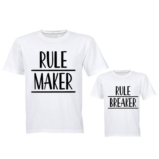 Rule Maker & Rule Breaker - Family Tees - Dad | Young Child - BuyAbility South Africa