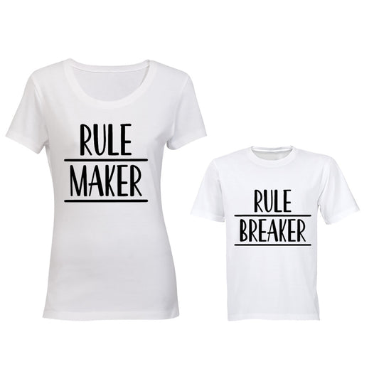 Rule Maker & Rule Breaker - Family Tees - Mom | Young Child - BuyAbility South Africa