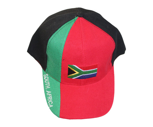 Flag Embroidered Cap - South Africa