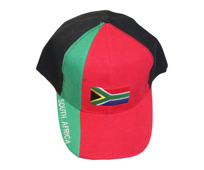 Flag Embroidered Cap - South Africa
