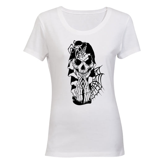 Spider & Grimm - Halloween - Ladies - T-Shirt - BuyAbility South Africa