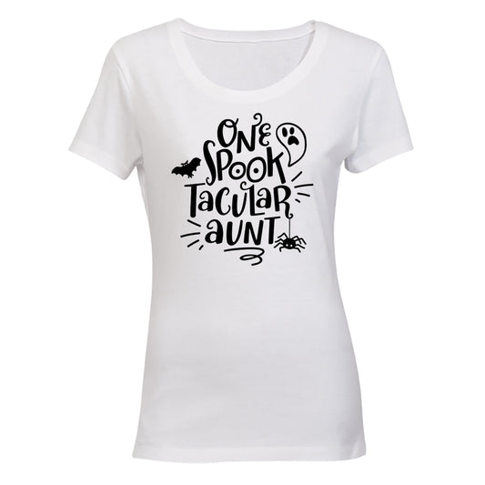 Spook-tacular Aunt - Halloween - Ladies - T-Shirt - BuyAbility South Africa