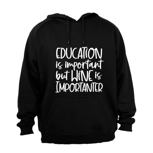 Wine is Importanter - Hoodie - BuyAbility South Africa