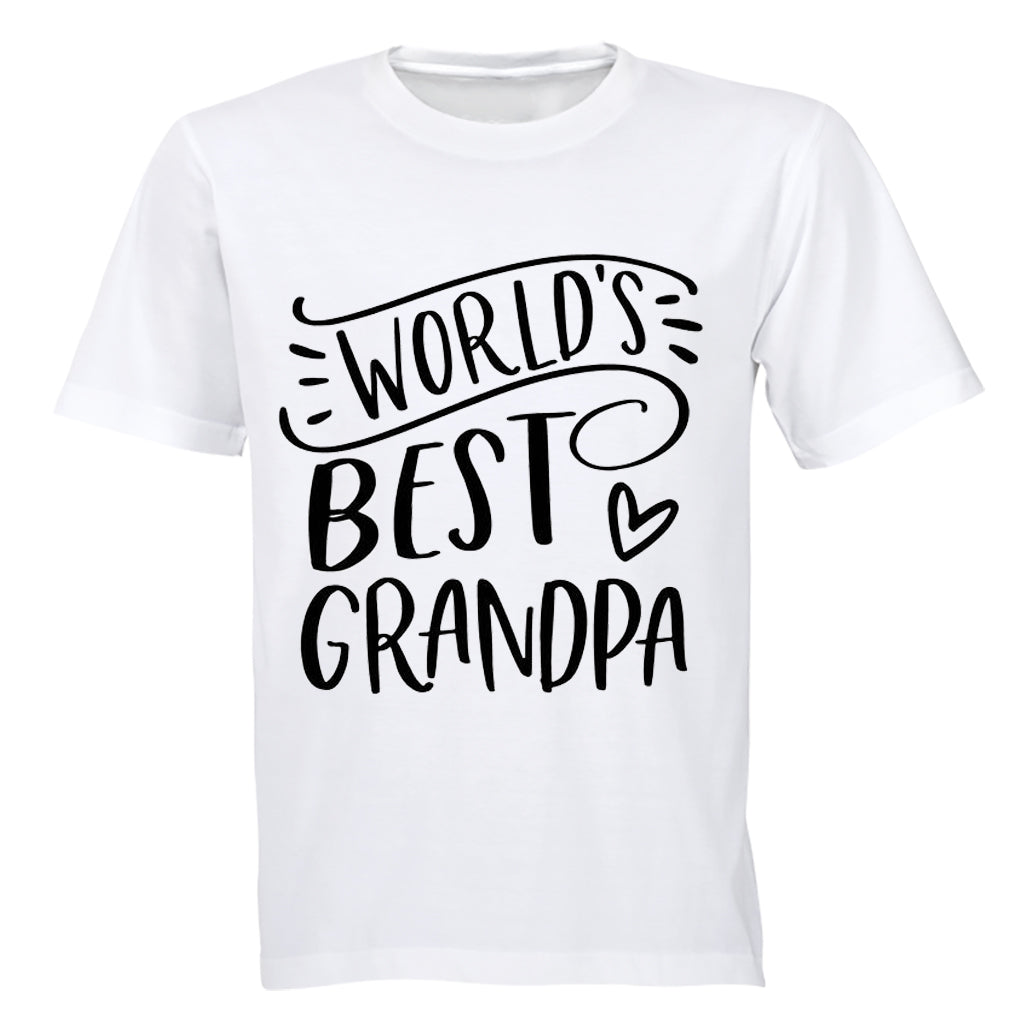 World's Best Grandpa! - Adults - T-Shirt – BuyAbility