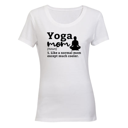 Yoga Mom Definition - Ladies - T-Shirt - BuyAbility South Africa