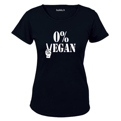 0% Vegan - Ladies - T-Shirt - BuyAbility