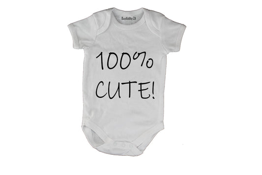 100% Cute - Baby Grow - BuyAbility
