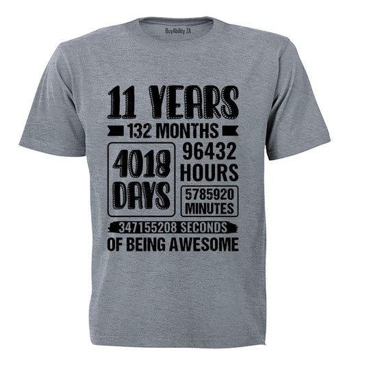 11 Years of Being Awesome - Kids T-Shirt