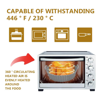18cm Silicone Air Fryer Basket - BuyAbility