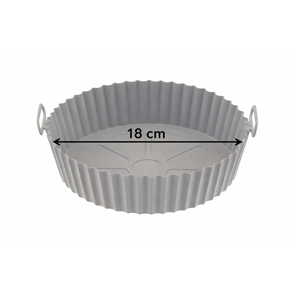 18cm Silicone Air Fryer Basket - BuyAbility