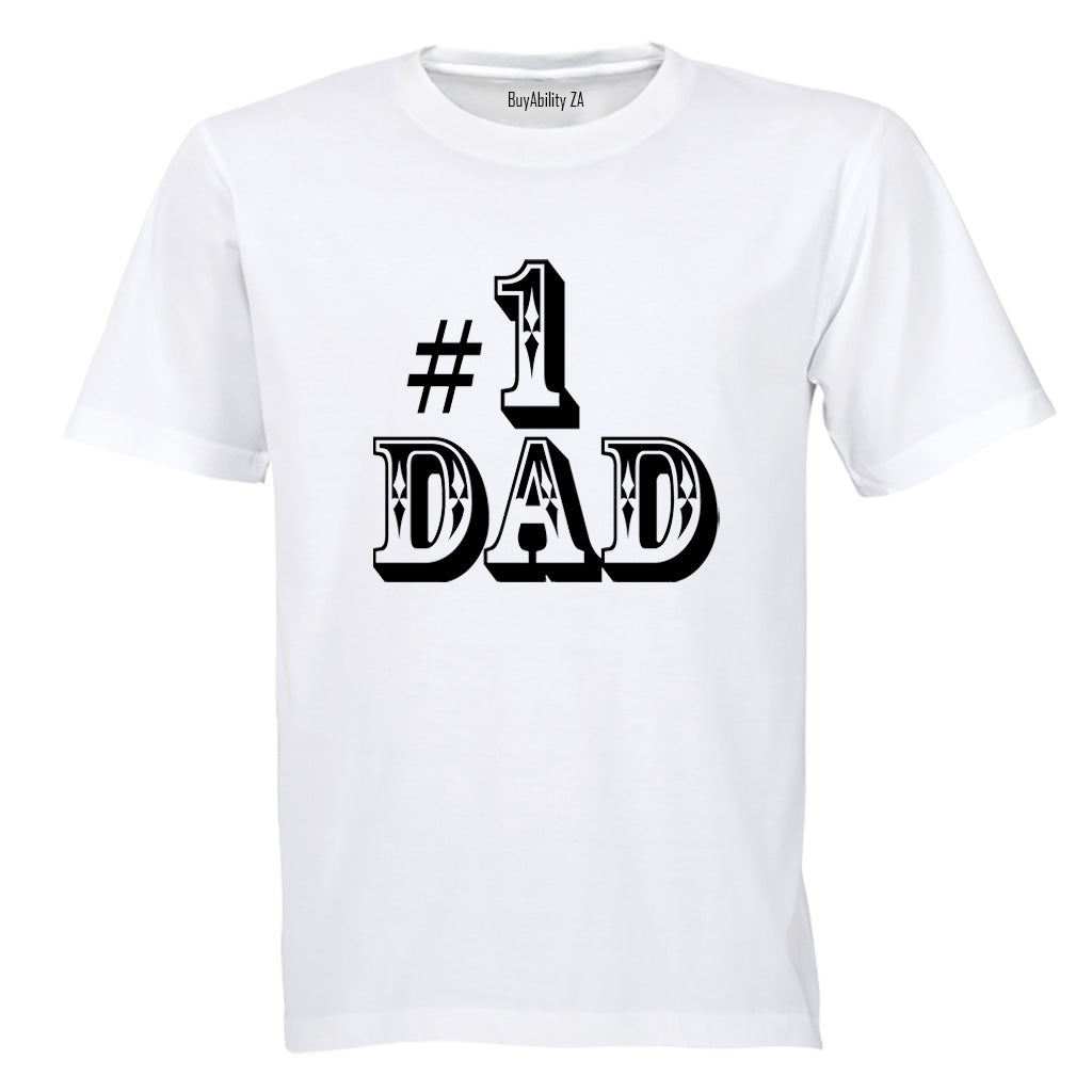 #1 DAD - Adults - T-Shirt - BuyAbility South Africa