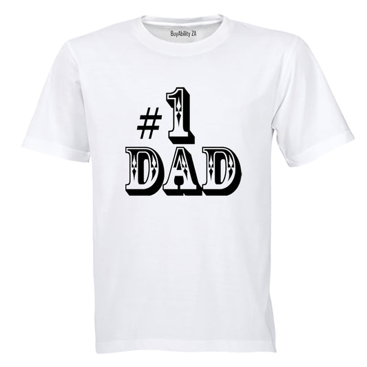 #1 DAD - Adults - T-Shirt - BuyAbility South Africa
