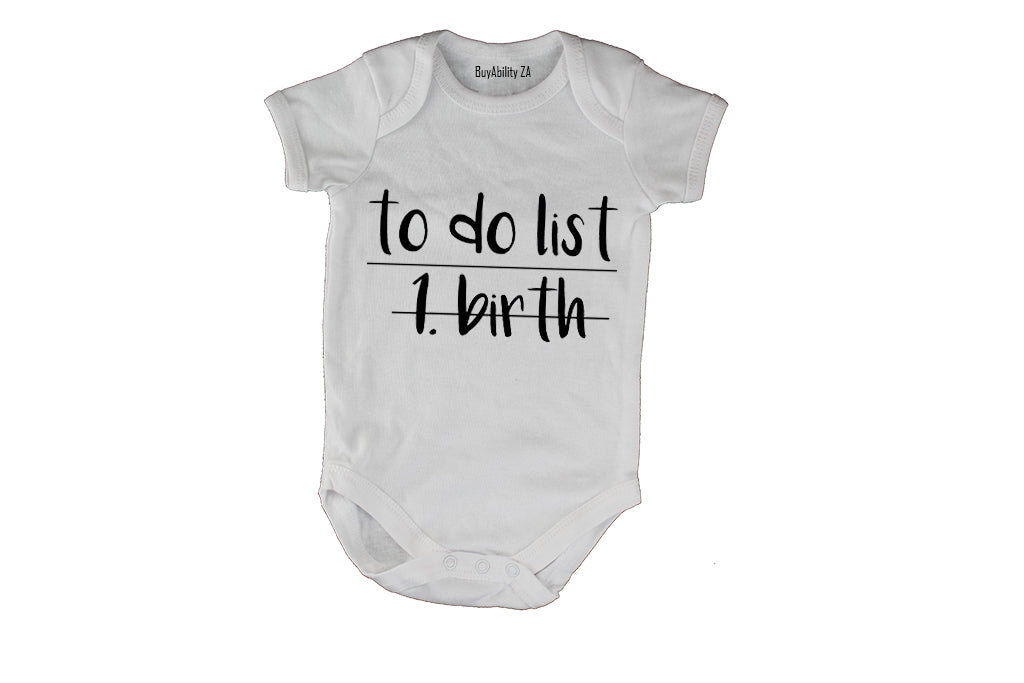 1. Birth - Baby Grow