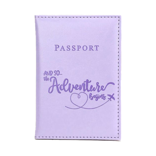 Purple Passport Cover