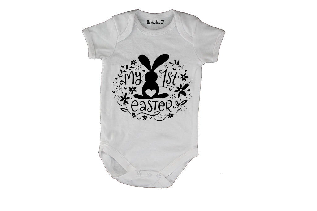 1st Easter - Floral - Baby Grow