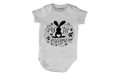 1st Easter - Floral - Baby Grow